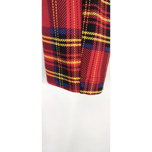 Torrid X Betsey Johnson Plaid Slip on Pants Size 0 - Picture 3 of 12